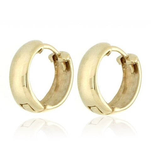 Holdsworth 9K Yellow Gold Huggie Style Earrings.