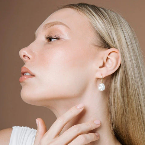 Ikecho The Florence Pearl Earrings.