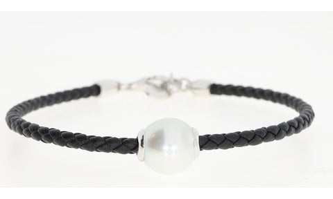 Autore South Sea Pearl Leather Bracelet