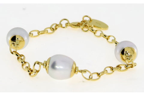 Autore South Sea Pearl Open Bracelet.