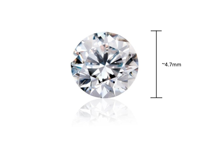 Loose Lab Grown Round Brilliant Cut Diamond.