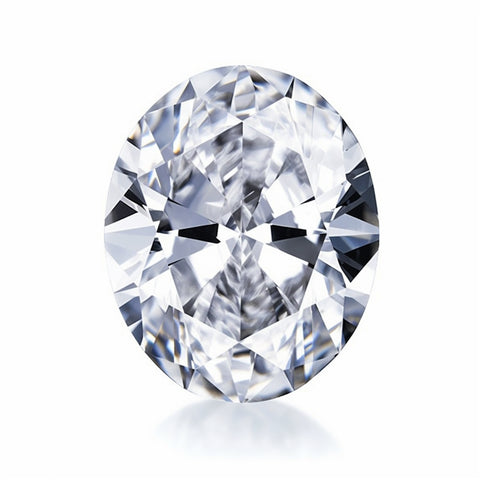 Lab Grown Oval cut diamond.