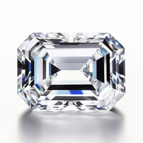 Lab Grown Emerald cut diamond.