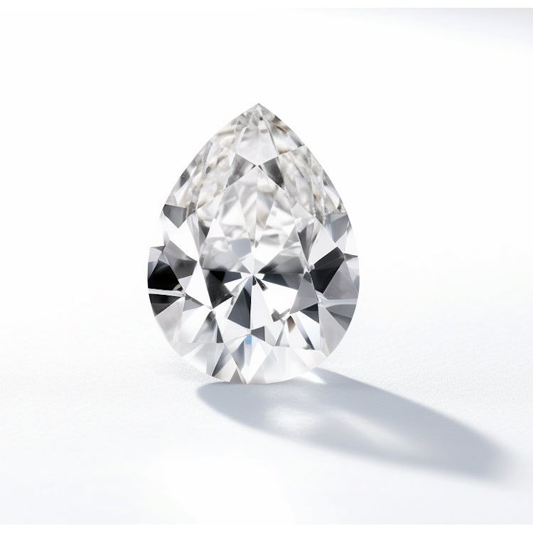 Lab Grown Pear cut diamond.