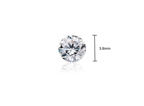 Loose Lab Grown Round Brilliant Cut Diamond.