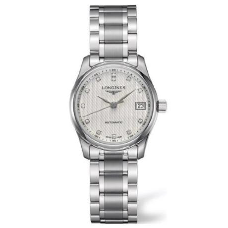 Ladies Longines Masters Collection 12 Diamond Dial Watch.