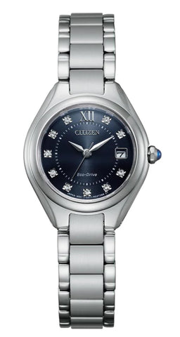 Ladies Citizen Eco-Drive Blue Dial with SWAROVSKI Elements Watch.