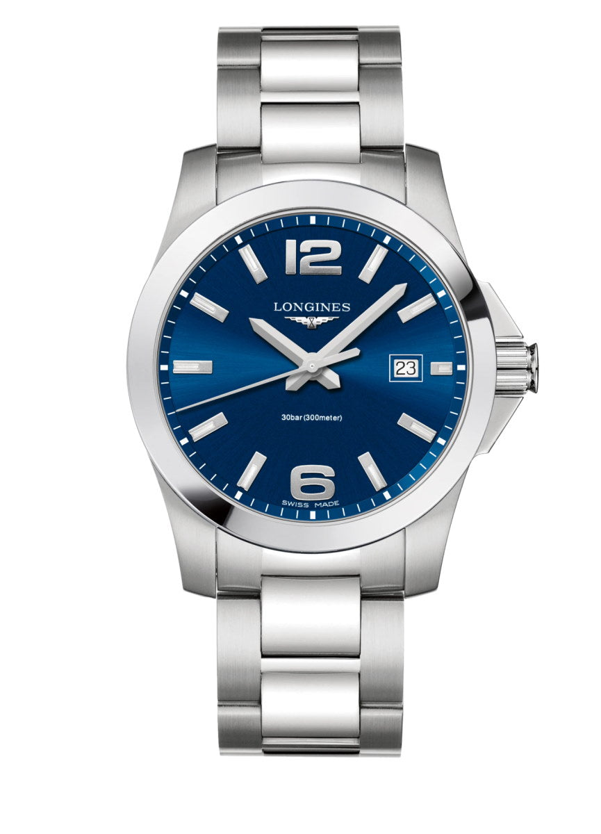 Gents Longines Conquest Quartz Watch.