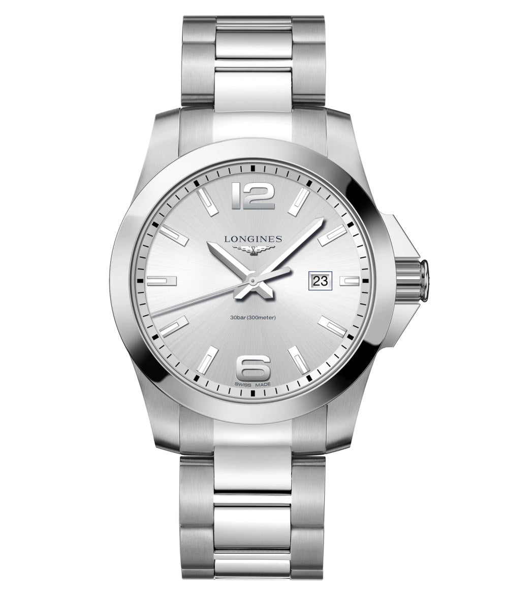 Gents Longines Conquest Quartz Watch.