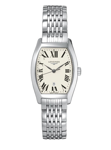 Ladies Longines Evidenza Silver Dial Watch.