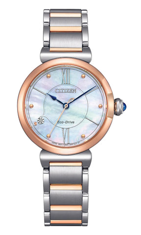 Ladies Citizen L Eco Drive Mother of Pearl Dial Watch.